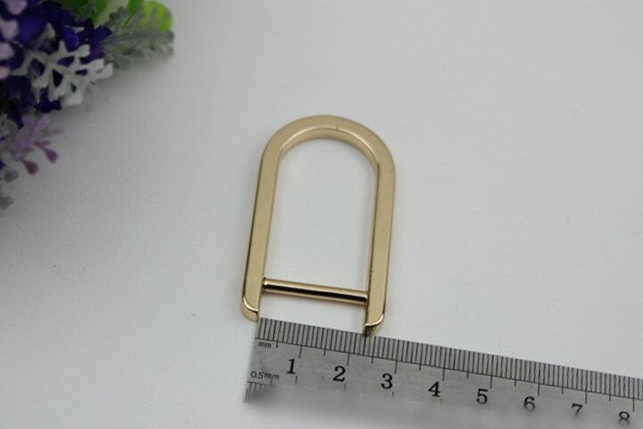 Horseshoe Handbag Connector 10pcs Bag Hardware Light Gold Metal