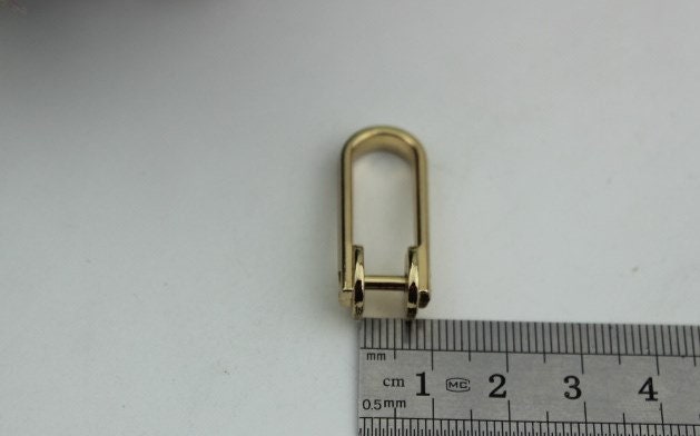 Horseshoe Handbag Connector 10pcs Bag Hardware Light Gold Metal Clip Clasp Buckle Purse Strap Handles Screw D Rings Shackle Wholesale Bulk