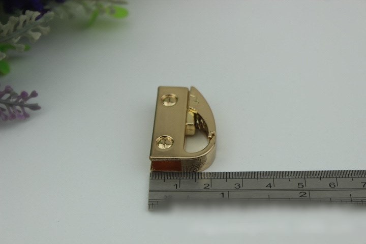 Strap Handles Connector 1/10 pcs Bag Hardware Metal Lock Buckle Gold Silver Gunmetal Bronze Handmade Purse Handbag Backpack Making 35mm Bulk