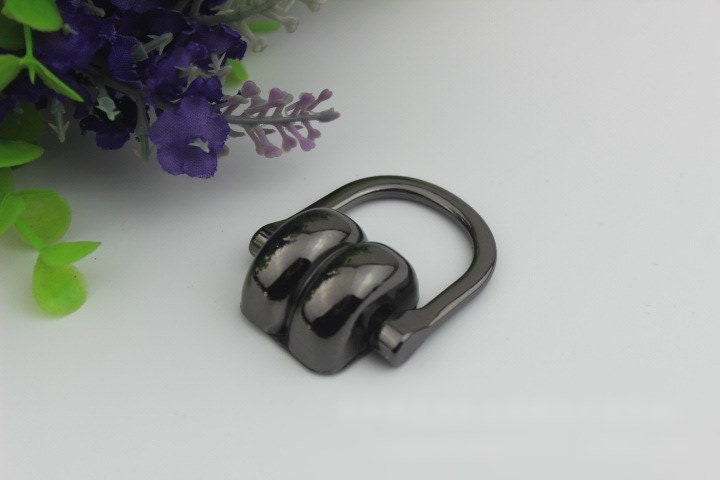 D Shaped Strap Handles Connector 1/10 pcs Bag Hardware Metal Lock Buckle Gold Gunmetal Handmade Purse Handbag Backpack Making 41mm 1 5/8"