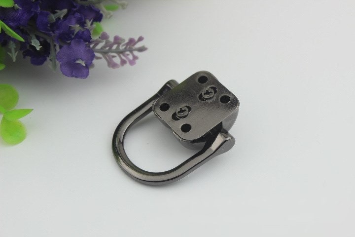 D Shaped Strap Handles Connector 1/10 pcs Bag Hardware Metal Lock Buckle Gold Gunmetal Handmade Purse Handbag Backpack Making 41mm 1 5/8"