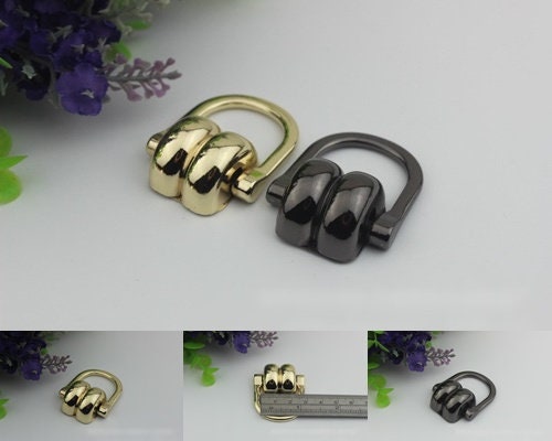 D Shaped Strap Handles Connector 1/10 pcs Bag Hardware Metal Lock Buckle Gold Gunmetal Handmade Purse Handbag Backpack Making 41mm 1 5/8"