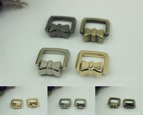 Strap Handles Connector 1/10 pcs Bag Hardware Metal Lock Buckle Gold Silver Gunmetal Bronze Handmade Purse Handbag Backpack Making 25mm 1"