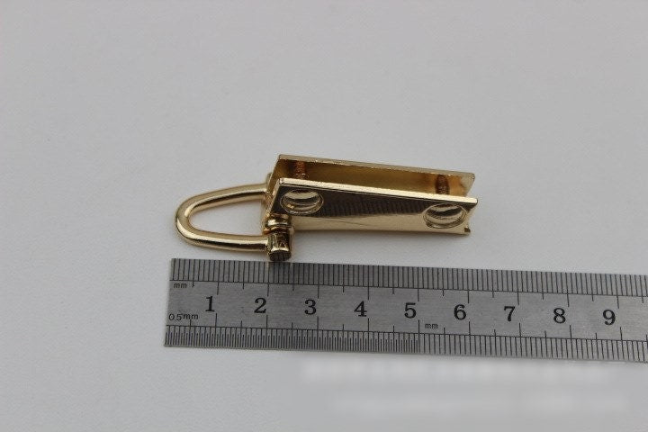 Strap Handles Connector 1/10 pcs Bag Hardware Metal Lock Buckle Light Gold Handmade Purse Handbag Backpack Making 60mm 2 3/8 inch Wholesale