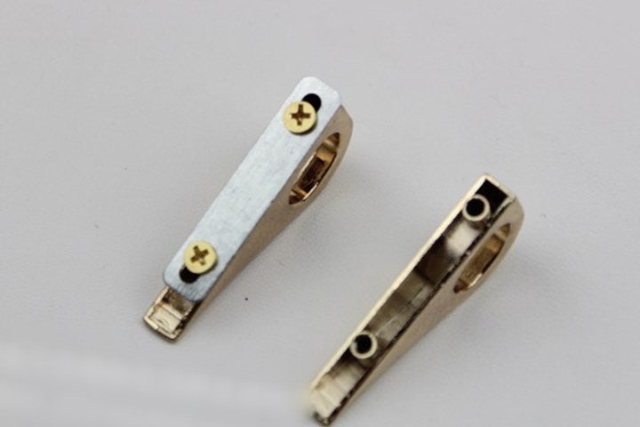 Strap Handles Connector 1/10 pcs Bag Hardware Metal Lock Buckle Light Gold Handmade Purse Handbag Backpack Making 45mm 1 3/4 inch Wholesale