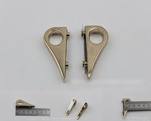 Strap Handles Connector 1/10 pcs Bag Hardware Metal Lock Buckle Light Gold Handmade Purse Handbag Backpack Making 45mm 1 3/4 inch Wholesale