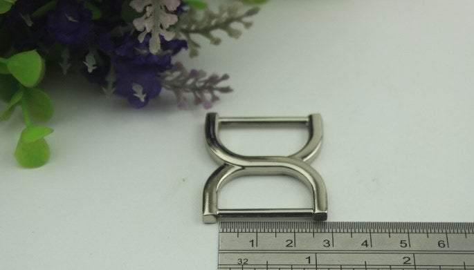 10pcs Strap Slider Bag Hardware Rectangle Double Loop Metal Buckle Adjuster Gold Silver Gunmetal Bronze Purse Handbag Making Wholesale 36mm