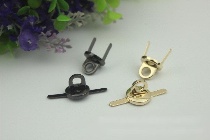 Strap Handles Connector Bag Hardware Metal Lock Buckle Light Gold Gunmetal Black 2/20 pcs Handmade Purse Handbag Backpack Making 15mm 5/8"