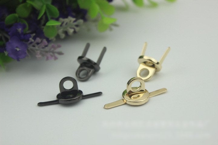 Strap Handles Connector Bag Hardware Metal Lock Buckle Light Gold Gunmetal Black 2/20 pcs Handmade Purse Handbag Backpack Making 15mm 5/8"