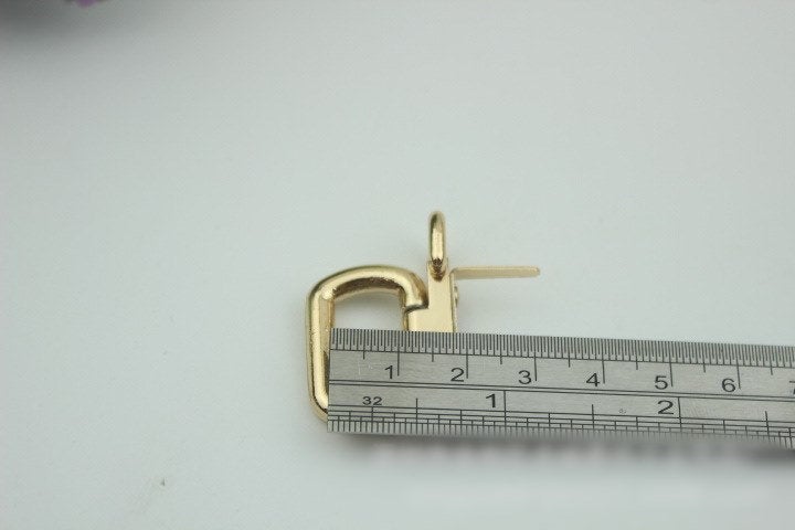 Rectangle Strap Handles Connector Bag Hardware Metal Lock Buckle Light Gold 2/20 pcs Handmade Purse Handbag Backpack Making 32 mm 1 1/4 inch