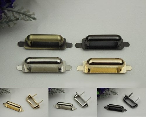 Belt Loops Chain Connector Bag Hardware Arch Bridge Buckle Gold Silver Black Bronze 2/20 pcs Handmade Purse Handbag Making Metal 26mm 1"