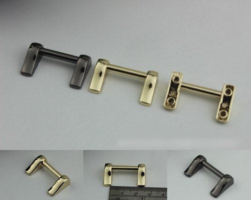 Belt Loops Chain Connector Bag Hardware Arch Bridge Buckle Light Gold Gunmetal Black 2/20 pcs Handmade Purse Handbag Making Metal 20mm 3/4"