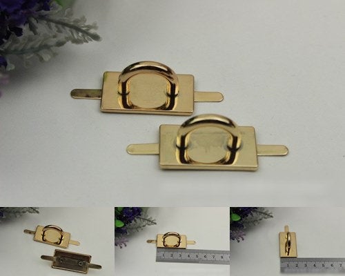 Belt Loops Chain Connector Bag Hardware Arch Bridge Buckle Light Gold 2/20 pcs Handmade Purse Handbag Making Metal 35mm 1 3/8"