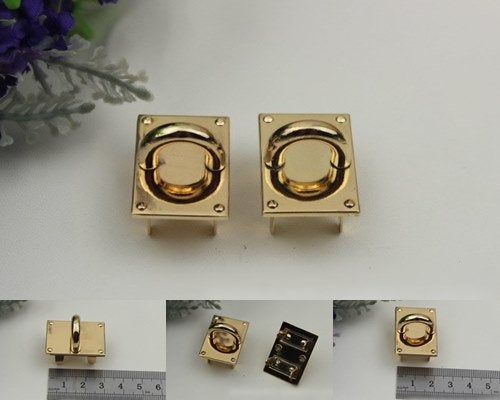 Belt Loops Chain Connector Bag Hardware Arch Bridge Buckle Light Gold 2/20 pcs Handmade Purse Handbag Making Metal 30mm 1 1/4"