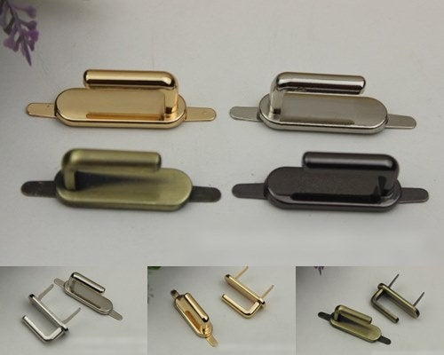 Belt Loops Chain Connector Bag Hardware Arch Bridge Buckle Gold Silver Black Bronze 2/20 pcs Handmade Purse Handbag Making Metal 35mm 1 3/8"