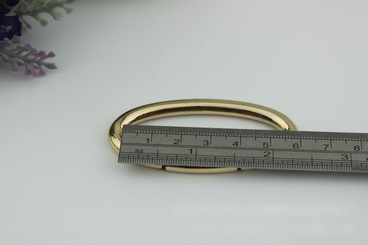 Oval Spring Push Gate Ring Swivel Snap Hook 30 40 55 mm Gold Metal Trigger Lobster Clasp Clip Purse Bag Handbag Hardware Handle Wholesale