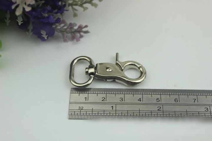 Swivel Lever Snap Hook 1/10pcs Bag Hardware Metal Spring Trigger Lobster Clasp Clip Gold Silver Gunmetal Bronze 42 16mm Purse Handbag Making