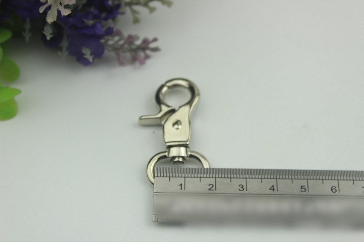 Swivel Lever Snap Hook 1/10pcs Bag Hardware Metal Spring Trigger Lobster Clasp Clip Gold Silver Gunmetal Bronze 42 16mm Purse Handbag Making