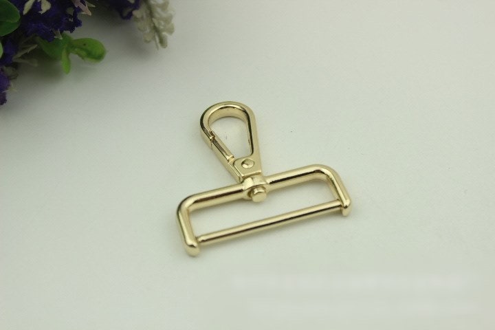 Swivel Lever Snap Hook 1/10pcs Bag Hardware Metal Spring Trigger Lobster Clasp Clip Gold Silver Bronze 38 32 25 20 16mm Purse Handbag Making