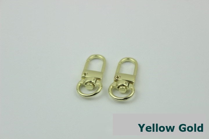 Swivel Lever Snap Hook 1/10pcs Bag Hardware Metal Spring Trigger Lobster Clasp Clip Gold Silver Gunmetal Bronze 33 11mm Purse Handbag Making