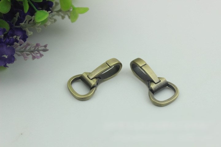 Swivel Lever Snap Hook 1/10pcs Bag Hardware Metal Spring Trigger Lobster Clasp Clip Gold Silver Gunmetal Bronze 37 15mm Purse Handbag Making