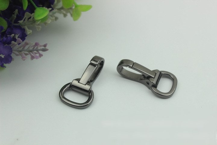 Swivel Lever Snap Hook 1/10pcs Bag Hardware Metal Spring Trigger Lobster Clasp Clip Gold Silver Gunmetal Bronze 37 15mm Purse Handbag Making