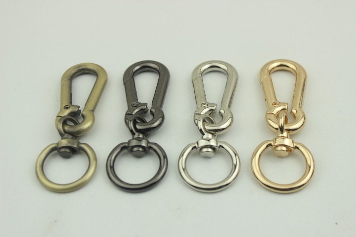 Swivel Lever Snap Hook 1/10pcs Bag Hardware Metal Spring Trigger Lobster Clasp Clip Gold Silver Gunmetal Bronze 78 20mm Purse Handbag Making