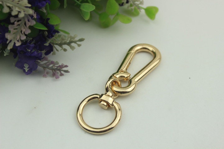 Swivel Lever Snap Hook 1/10pcs Bag Hardware Metal Spring Trigger Lobster Clasp Clip Gold Silver Gunmetal Bronze 78 20mm Purse Handbag Making