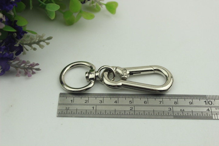 Swivel Lever Snap Hook 1/10pcs Bag Hardware Metal Spring Trigger Lobster Clasp Clip Gold Silver Gunmetal Bronze 78 20mm Purse Handbag Making