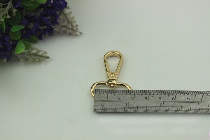 Swivel Lever Snap Hook 1/10pcs Bag Hardware Metal Spring Trigger Lobster Clasp Clip Gold Silver Gunmetal Bronze 47 25mm Purse Handbag Making