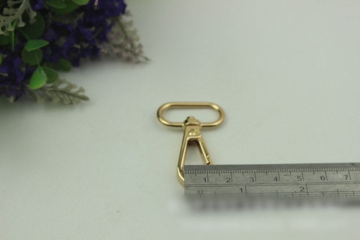 Swivel Lever Snap Hook 1/10pcs Bag Hardware Metal Spring Trigger Lobster Clasp Clip Gold Silver Gunmetal Bronze 47 25mm Purse Handbag Making