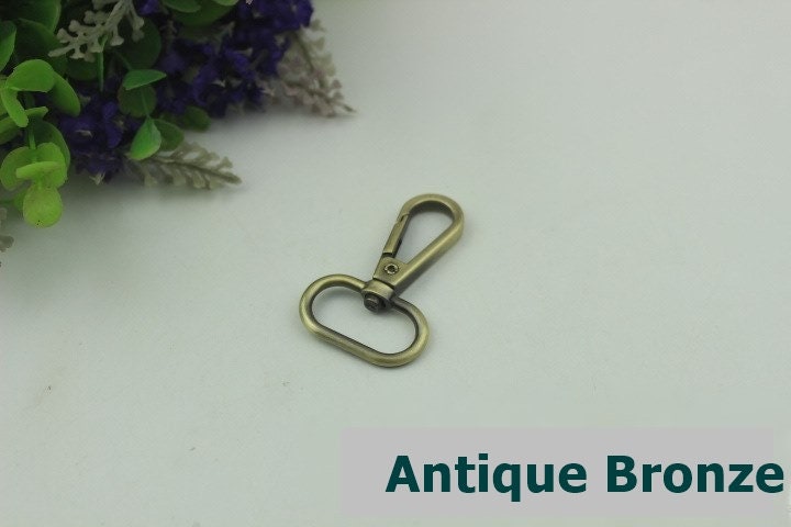 Swivel Lever Snap Hook 1/10pcs Bag Hardware Metal Spring Trigger Lobster Clasp Clip Gold Silver Gunmetal Bronze 47 25mm Purse Handbag Making