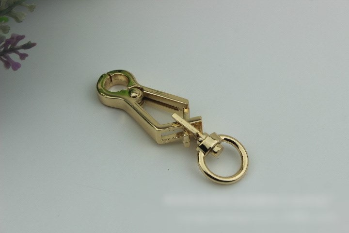 Swivel Lever Snap Hook 1/10pcs Bag Hardware Metal Spring Trigger Lobster Clasp Clip Light Gold Silver 56 11mm Purse Handbag Making Wholesale