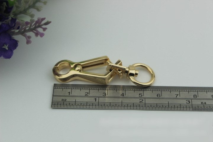 Swivel Lever Snap Hook 1/10pcs Bag Hardware Metal Spring Trigger Lobster Clasp Clip Light Gold Silver 56 11mm Purse Handbag Making Wholesale