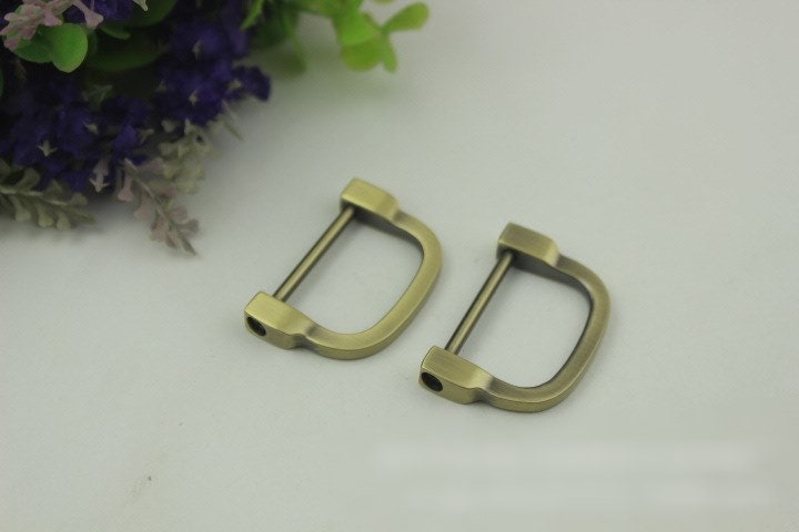 Horseshoe Handbag Connector 10/100pcs Bag Hardware Gold Silver Gunmetal Metal Clip Clasp Buckle Purse Strap Handles Screw D Rings Shackle