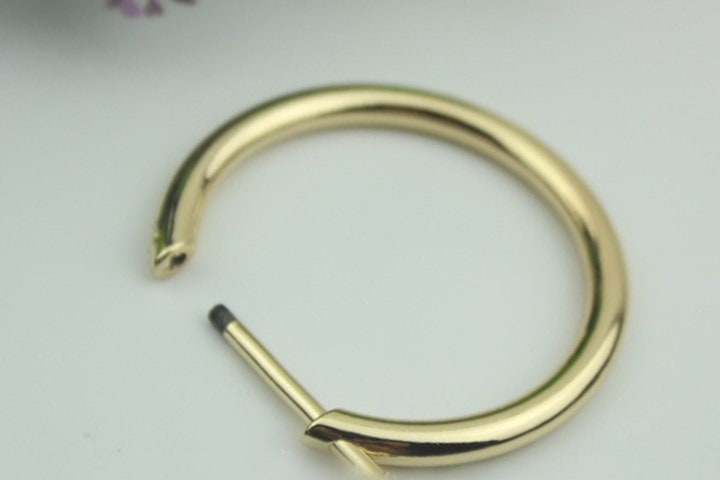 Horseshoe Handbag Connector 10/100pcs Bag Hardware Gold Gunmetal Metal Clip Clasp Buckle Purse Strap Handles Screw D Rings Shackle