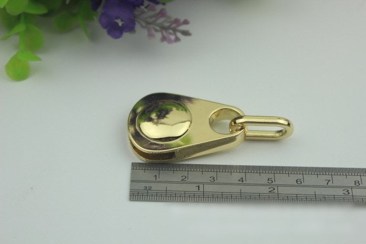 Teardrop Strap Handles Connector Bag Hardware Metal Lock Buckle Light Gold 1/10 pcs Handmade Purse Handbag Backpack Making 57mm 2 1/4 inch