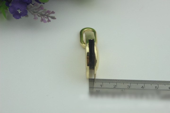 Teardrop Strap Handles Connector Bag Hardware Metal Lock Buckle Light Gold 1/10 pcs Handmade Purse Handbag Backpack Making 57mm 2 1/4 inch