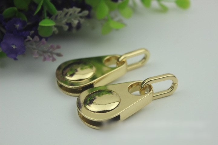 Teardrop Strap Handles Connector Bag Hardware Metal Lock Buckle Light Gold 1/10 pcs Handmade Purse Handbag Backpack Making 57mm 2 1/4 inch