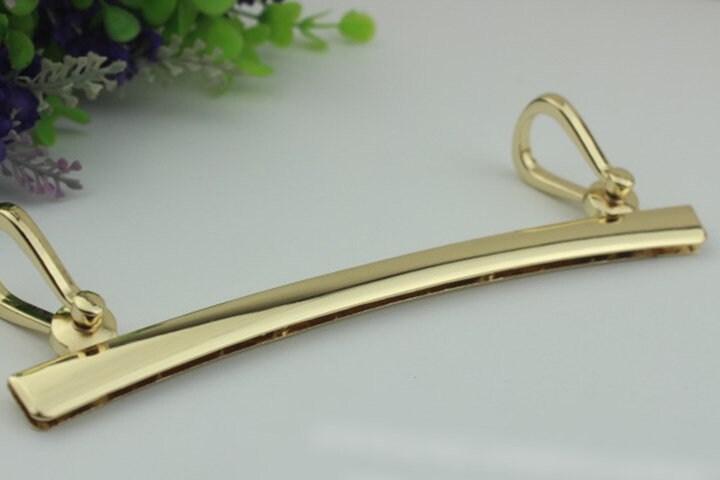 Strap Handles Connector Bag Hardware Metal Lock Buckle Light Gold 1/10 pcs Handmade Purse Handbag Backpack Making 170mm 6 3/4 Inch Wholesale