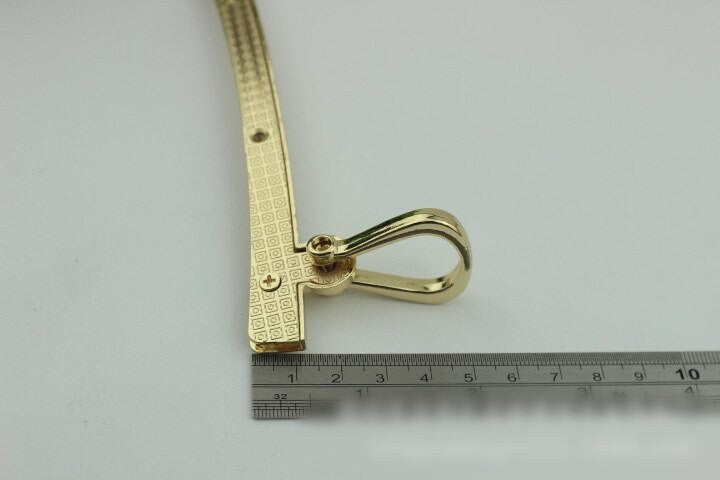 Strap Handles Connector Bag Hardware Metal Lock Buckle Light Gold 1/10 pcs Handmade Purse Handbag Backpack Making 170mm 6 3/4 Inch Wholesale