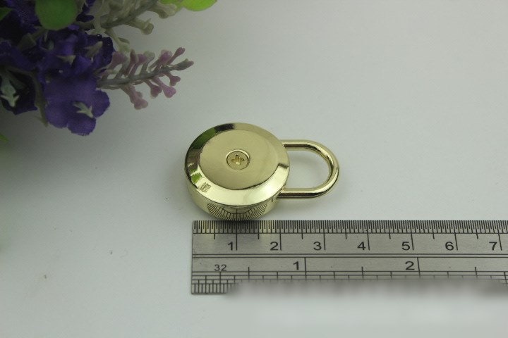 Keyless Switch Padlock Bag Hardware Gold Gunmetal 1/10 pcs Handmade Purse Handbag Making Metal Bulk Wholesale Accessories Supplies