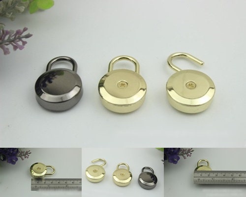 Keyless Switch Padlock Bag Hardware Gold Gunmetal 1/10 pcs Handmade Purse Handbag Making Metal Bulk Wholesale Accessories Supplies