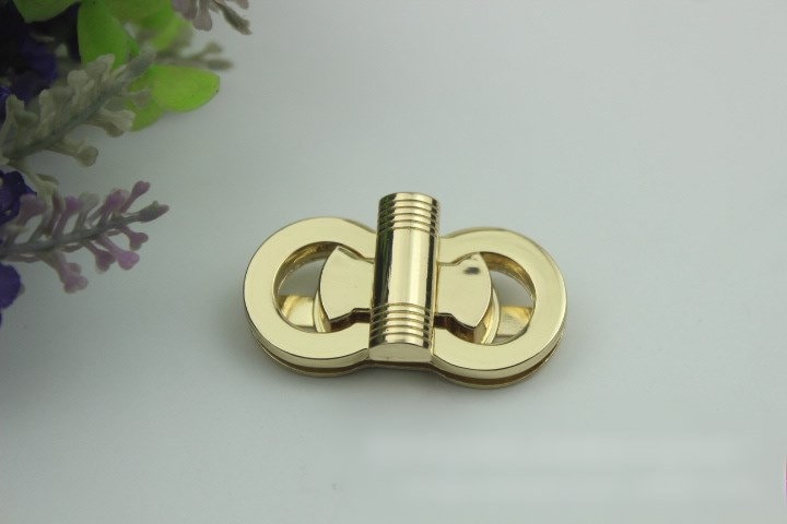 Butterfly Twist Turn Lock Bag Hardware Gold Silver Gunmetal Bronze 1/10 pcs Handmade Purse Handbag Making Metal 45 23 mm 1 3/4 7/8" Supplies