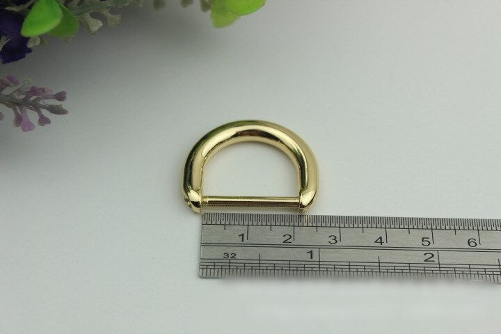 Horseshoe Handbag Connector 10/100pcs Bag Hardware Gold Silver Gunmetal Metal Clip Clasp Buckle Purse Strap Handles Screw D Rings Shackle