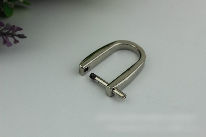 Horseshoe Handbag Connector 10/100pcs Bag Hardware Gold Silver Gunmetal Metal Clip Clasp Buckle Purse Strap Handles Screw D Rings Shackle