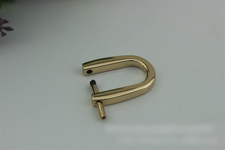 Horseshoe Handbag Connector 10/100pcs Bag Hardware Gold Silver Gunmetal Metal Clip Clasp Buckle Purse Strap Handles Screw D Rings Shackle