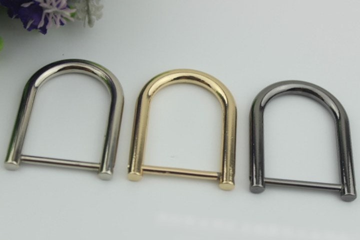 Horseshoe Handbag Connector 10/100pcs Bag Hardware Gold Silver Gunmetal Metal Clip Clasp Buckle Purse Strap Handles Screw D Rings Shackle