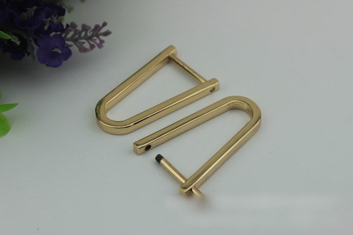 Horseshoe Handbag Connector 10/100pcs Bag Hardware Gold Silver Gunmetal Metal Clip Clasp Buckle Purse Strap Handles Screw D Rings Shackle