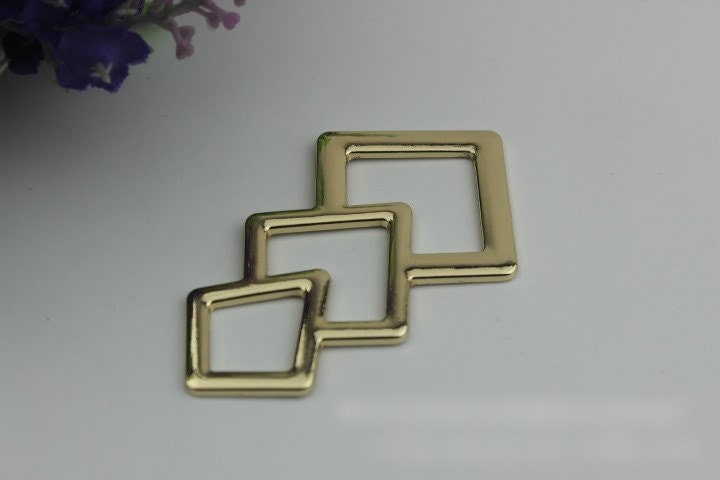 Polygon Purse Label 1/10pcs Bag Hardware Charm Light Gold Gunmetal Handmade Purse Handbag Making Metal Decoration 70mm Wholesale Supplies